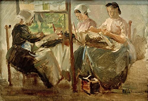 Toile Max Liebermann affiche décoration salon élégante style classique 60x90