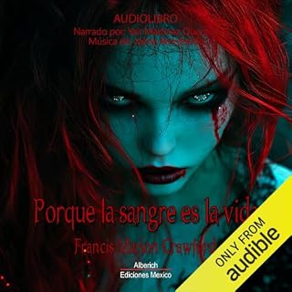 Diseño de la portada del título Porque la sangre es la vida