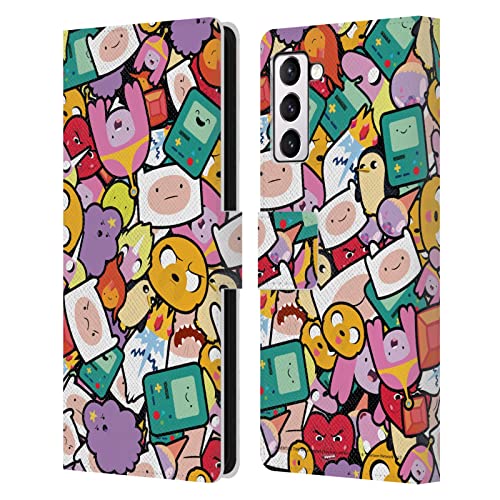 Étui portefeuille en cuir Adventure Time pour Samsung Galaxy S21+ 5G