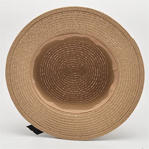 Chapeau d'été pour femmes style Panama avec ruban idéal pour vos journées de détente à la plage
