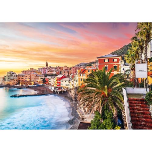 Puzzle Trefl Bogliasco, Liguria, Italia - 1000 piezas 26.7x18.9 pulgadas miniatura 2