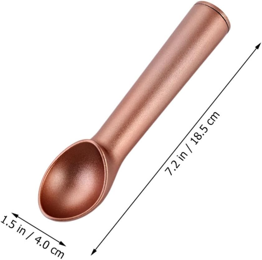 Unomor Crafted Aluminum Material Ice Cream Scoop Easy to Store Carry for Home Restaurant
