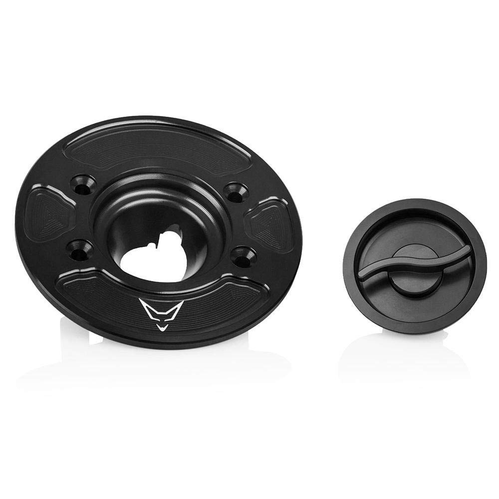 Ducati Scrambler Tankdeckel mit Schnellverschluss Tank Deckel schwarz Racefoxx