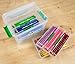 JOLLY X-Big-Delta Nursery Case, Triangular Colouring Pencils, 96 Colouring Pencils in 12 Colours, in Practical Helkelbox with Lid, Removable Pen Compartments, Shatterproof and Childproof Colouring