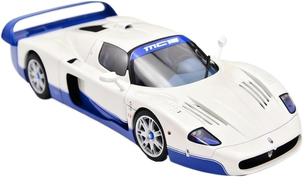 Model Toy Car 1:18 for Maserati MC12 White Diecast Metal Racing Super Car Model Collectible Commemorative Gifts