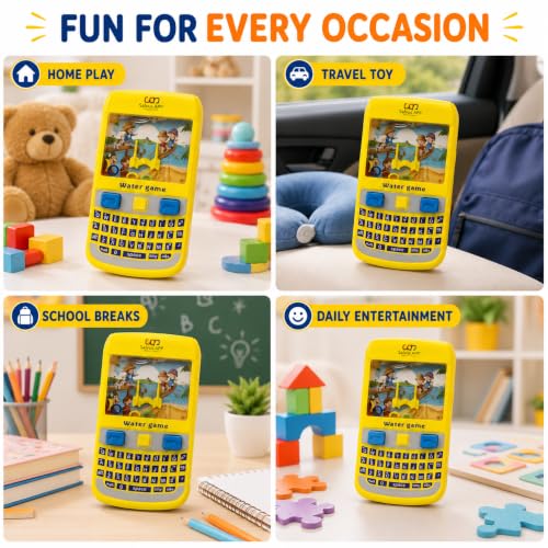 Image of Salvus APP SOLUTIONS Splash Fun: Kids Mobile Water Adventure Game, a Mobile Game Where Kids Explore Aquatic Worlds, Solve Puzzles, and Learn About Water Conservation (Yellow 4x7 cm)