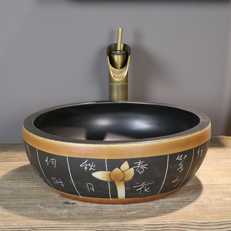 Umywalka Łazienkowa Nablatowa Umywalka Łazienkowa Nablatowa Ceramiczna Umywalka Nablatowa Okrągła Umywalka Artystyczna Antyczna Umywalka Łazienkowa Umywalka Nablatowa