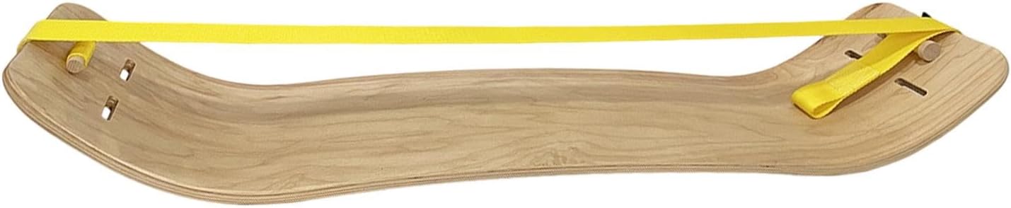 [2026 New Arrival] Balance Training for Kids and Adults Wooden Gift Slackboard Balance Board for Strength Training Slackline Wood Skiing Yoga Training Board for Yoga Exercise Core