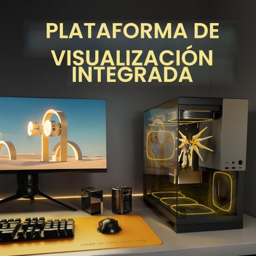 Caja E-ATX Geometric Future M5 con paneles sin herramientas y acero de 1,2 mm 7