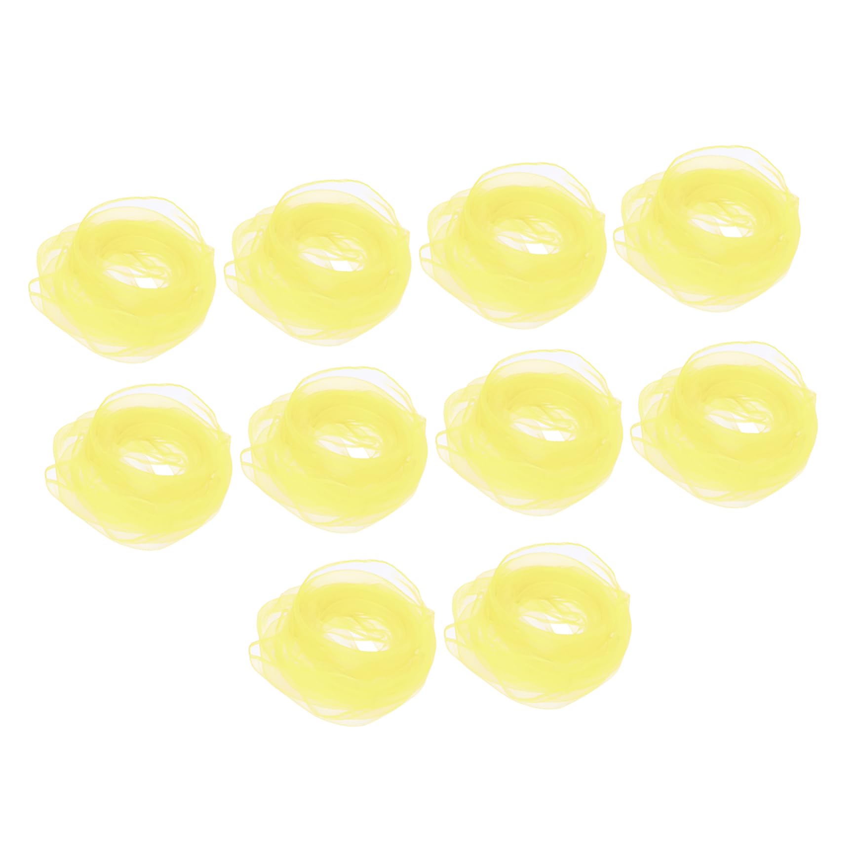 COLLBATH Dance Performance Props 10pcs Silk Square Scarves Thin Breathable for Juggling Play