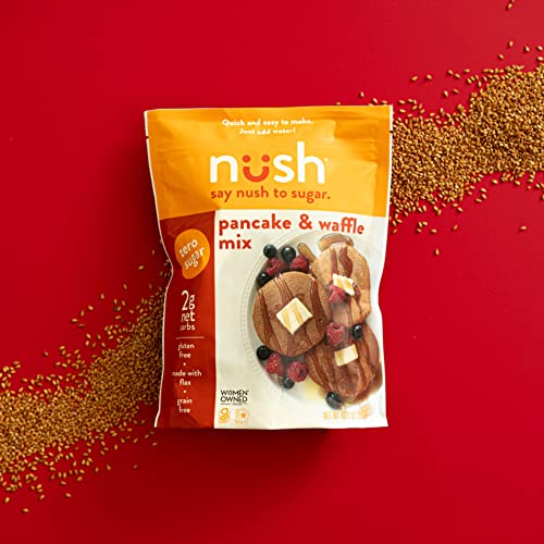 Nush Foods Healthy Pancake Mix, Low Carb Pancake Mix By Nush Foods | (2-Pack) Original - Gourmet Pancake Mix, Keto Pancakes, No Carb, Low Sugar #TOP3