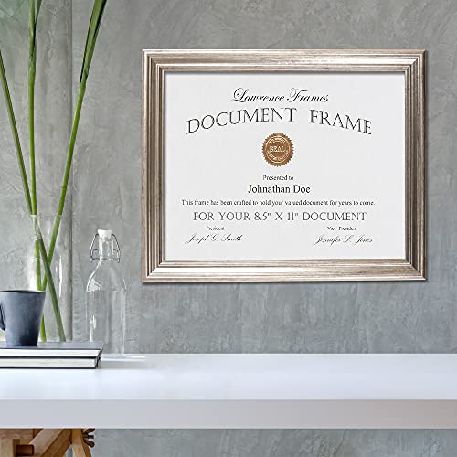 Image of Lawrence Frames Sutter Home Frame, 8.5x11, Silver