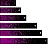 White Water Archery Laminated Purple Spray Paint Fade Arrow Wraps 15 Pc Pack Choose Length Width (8, 1)