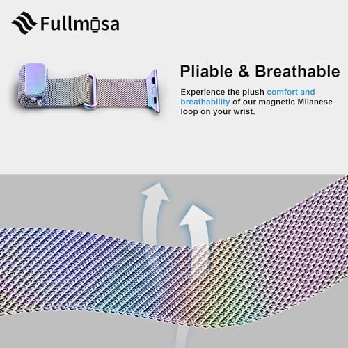 Fullmosa Compatible with Apple Watch Straps 46mm 45mm 42mm 44mm 49mm - Image 4