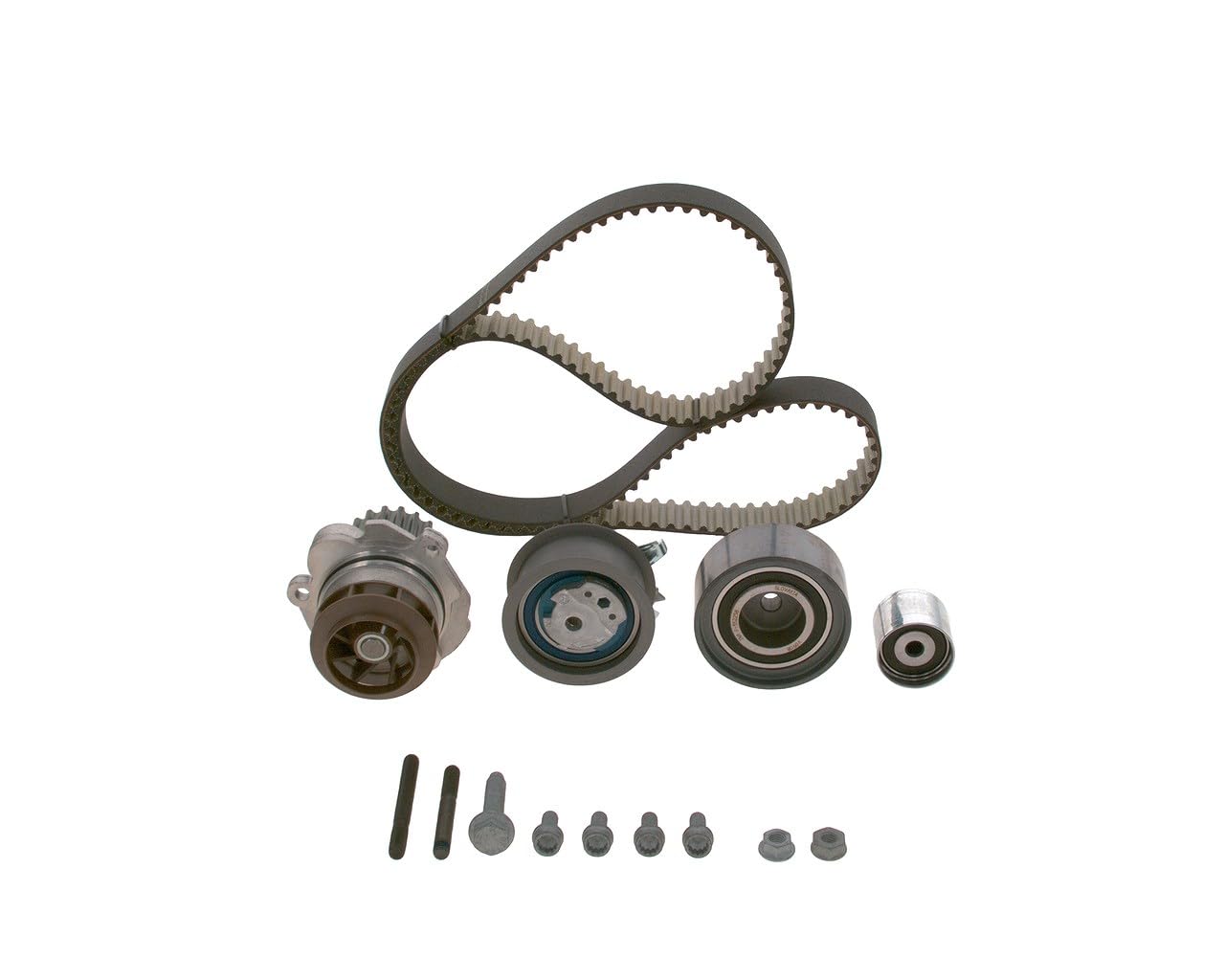 BOSCH Pompa acqua + Kit cinghie dentate 1987946471 | Compatibile con: AUDI A3, A3 Sportback, A4 B7, A4 B7 Avant, A6 C6, A6 C6 Avant, CHRYSLER SEBRING, SEBRING Cabriolet