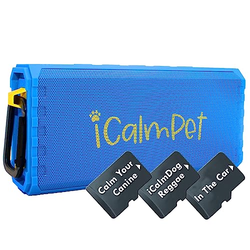 Dog Lovers Deluxe | iCalmPet Ruff ‘n Ready Portable Speaker with 5-hrs of Canine Calming Music | 3 MicroSDs Dog Lovers Deluxe | iCalmPet Ruff ‘n Ready Portable Speaker with 5-hrs of Canine Calming Music | 3 MicroSDs