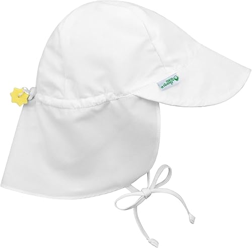 i play Sombrero para nadar con solapa de protección contra el sol para bebés y niños 9-18 meses Blanco Aqua, Gray, Light Blue, Navy, Royal Blue,
