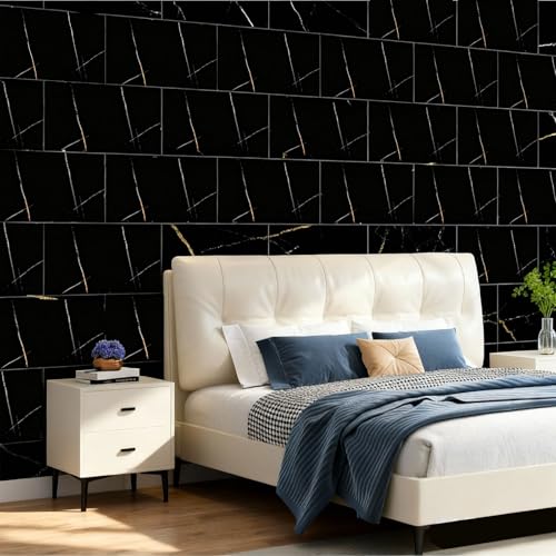 Renueva tu salón y cocina con azulejos de pared de mármol de PVC autoadhesivos 8
