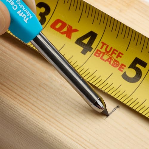 OX Tools Pro Tuff Carbon Marking Pencil with Holder, Sharpener, & Belt Clip - Heavy Duty Mechanical Pencil Ideal for Carpenters, Woodworking and Construction, OX-P503201 - Image 10