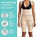 Marena SFBHS2 Recovery Knee-Length Compression Girdle with High-Back - L, Beige