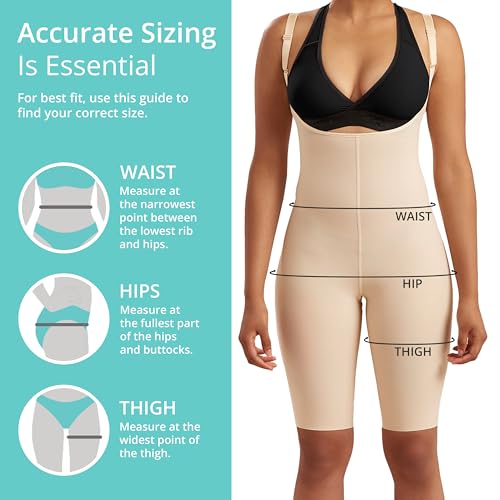 MARENA SFBHS2 Women’s Girdle with High Back, No Closures, Short-Length - Post-surgical Shapewear Support4