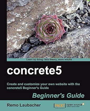 concrete5 Beginner's Guide book cover