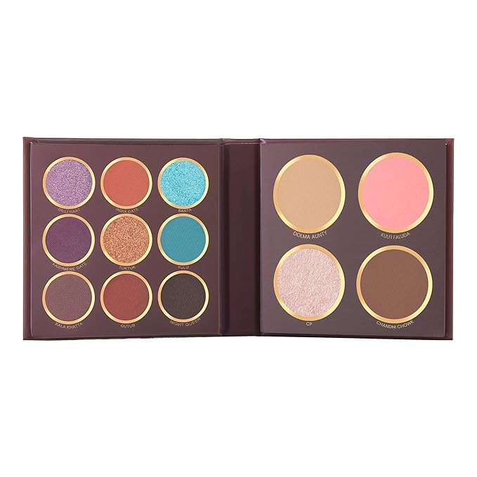 MARS The City Paradise Makeup Kit, 9 Eyeshadow Palette with Highlighter, Blusher, Bronzer, Compact Powder, Highly Pigmented, 16.0 gm (02-Delhi)-picture-29
