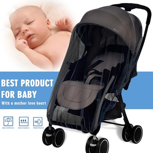 image for Wanateber Mosquito Net for Stroller 2Pack - Protective Baby Stroller M