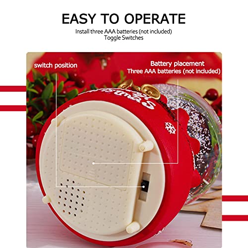 Miniatura 6 de Linterna De Navidad Bola De Agua Papá Noel Música Linterna De Bola De Agua Linterna De Navidad Agua Giratoria Linterna De Bola De Nieve Intermitente Para Regalos Y Decoración Del Hogar