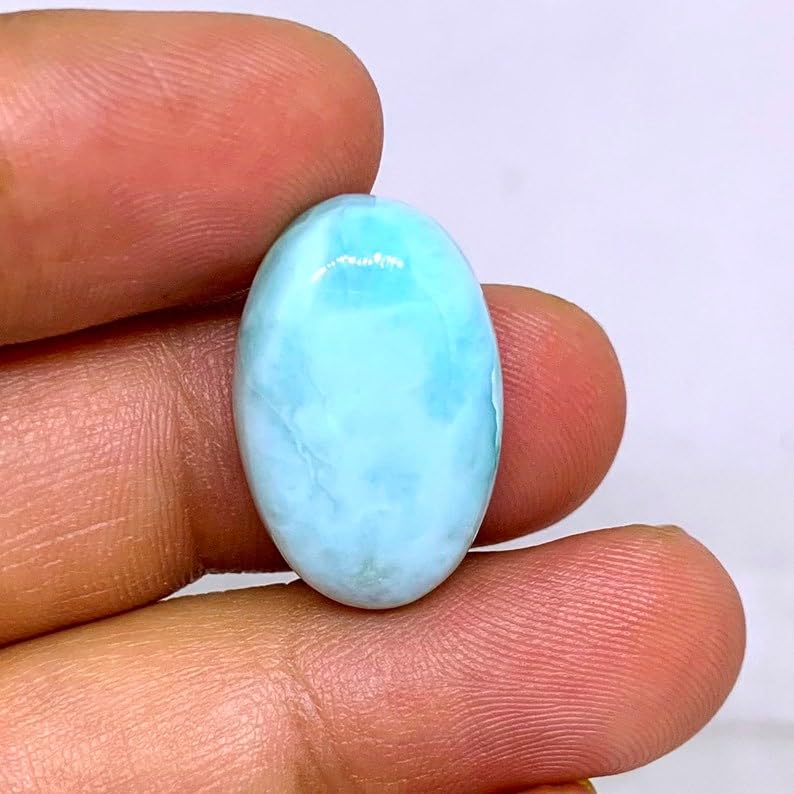 Larimar naturel cabochon ovale de qualité gemme supérieure pour vos créations