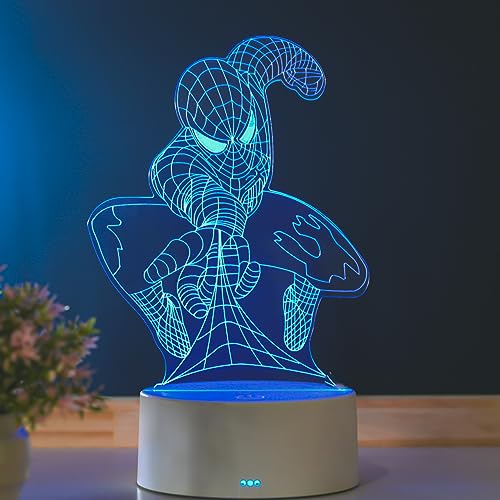 PopLumos - Luminária led 3d / abajur de mesa - Homem Aranha