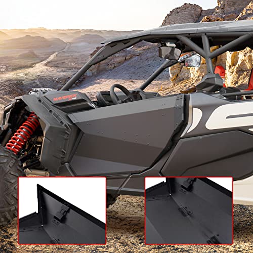 A & Utv Pro Aluminum Full Doors For Can-Am Maverick X3 & Max 2017-2023 All Models, Heavy Duty Front Full Hard Door Panels Inserts Accessories, Snug, Rattle Free Fit, Replace Oem # 715004732 #TOP7