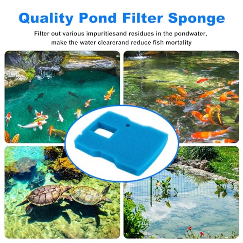 Kscjdg Pond Filter Pad Fountain Sponge Filter Replacement Pond CUF-6000 Filter,660 GPH Fountain Pump UV All in One Pond Filter,VIVOHOME Pond Filter Pump Fountain - 2 Pack by Kscjdg - Image 4