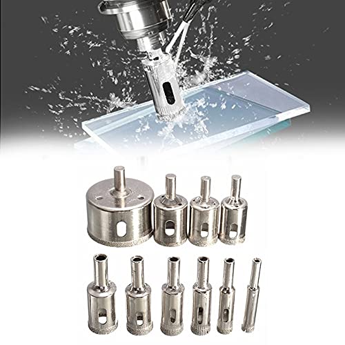 Brocas de diamante 10 piezas 6-30mm para azulejos y vidrio miniatura 2