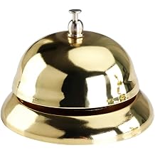 TOYANDONA 1pcs Gold Call Bell, 3.35 Inch Service Bell for Calling Customer Service Games, Desk Bell, Restaurant, Hotel or Dinner