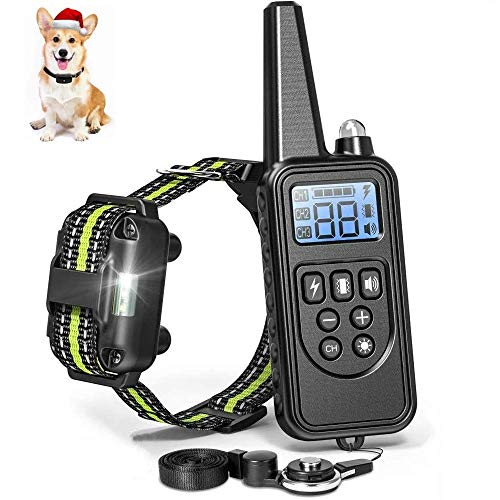 LELYFIT Collier de Dressage à Distance pour Chien, Rechargeable sans Danger Électrique de...