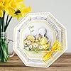 Katy Sue Designs Spring & Easter Die-Cut Decoupage Sheets. A Pack of 12 Sheets of Die Cuts for Card Making Supplies & Craft Supplies with Daffodils, Flowers, Easter Bunnies, & Chicks #3