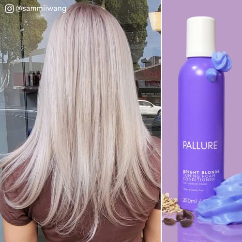 Pallure Bright Blonde Hair Toning Foam Conditioner, 250 Ml #TOP4