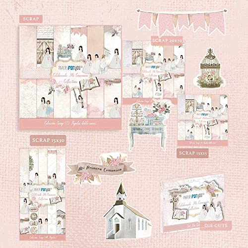Papers For You Gama 5 Productos de la Colección Celebrando Mi Comunión Niñas