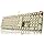 EWEADN Wired Typewriter Mechanical Keyboard, Low Noise Pink Switch Retro Punk Keyboard with Media Knob, White Backlit, Metal