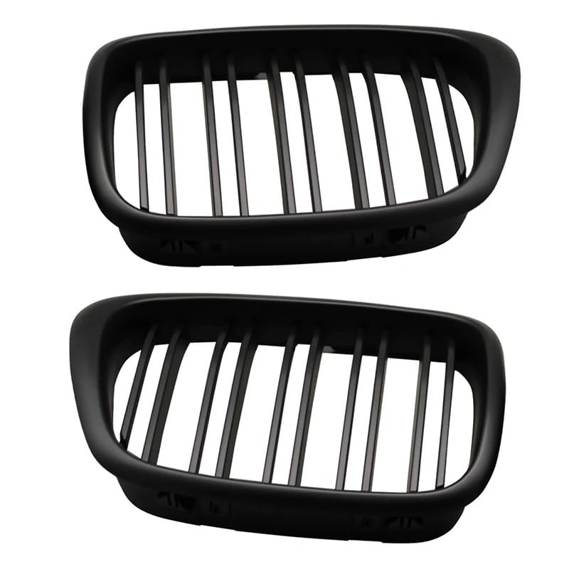 Grille capot avant E39 calandre double pont pour Série 5 noire