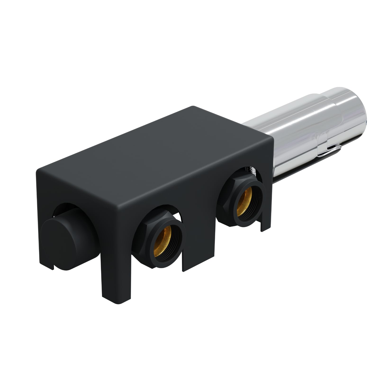 HAGO 24, valvola termostatica, termosifone, attacco centrale da 50 mm, universale, antracite, forma angolare, forma passante, sensore idrosensore, protezione antigelo, 5 livelli