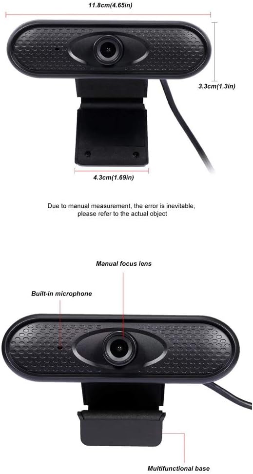 ARCH HD 1080P Webcam Web with Microphone Desktop Computer Camera for Video Net Class Teaching,Home Class Special Video Live Broadcast Equipment