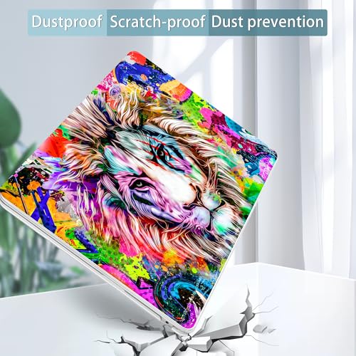 Image of Tuiklol for MacBook Air 13 inch Case M5 2026 M4 2025 M3 2024 M2 2022 Release Model A3449 A3240 A3113 A2681,Plastic Hard Shell Cover for MacBook Air 13.6 with Touch ID, Lion