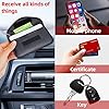 Faraday Bag for Key Fob, 2 Pack Car Key Pouches Leather Keyless Entry Case Car Keys Safe Protector RFID Anti-Theft Signal Blocking Cages Key Blocker Bags #5