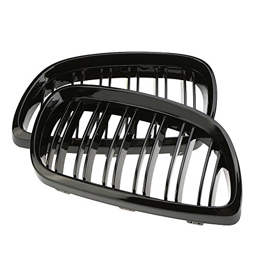 Gril avant double pont noir brillant calandres E92 E93 2006 2007 2008 2009