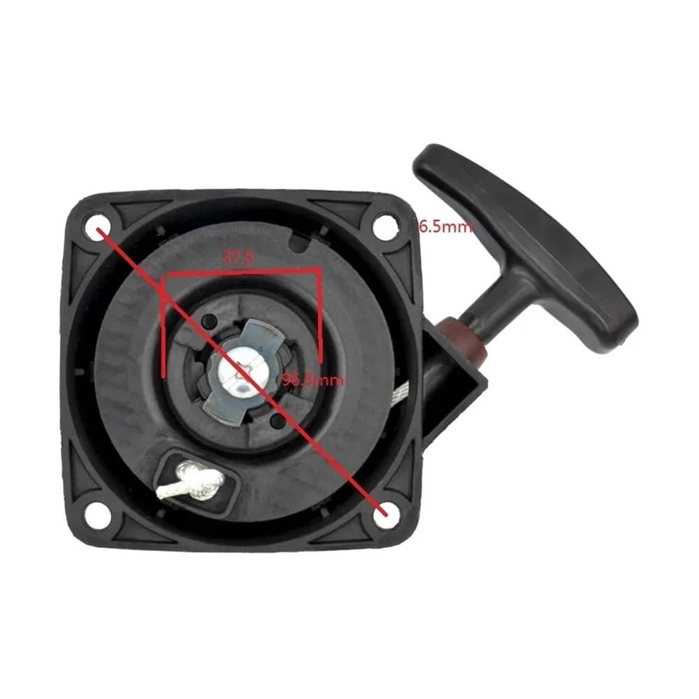 Cortacésped de Arranque de Retroceso Apto for reemplazos de Arranque CU de Cepillo de Gasolina 40-3/1E 40F/33cc/36cc/43cc/49cc