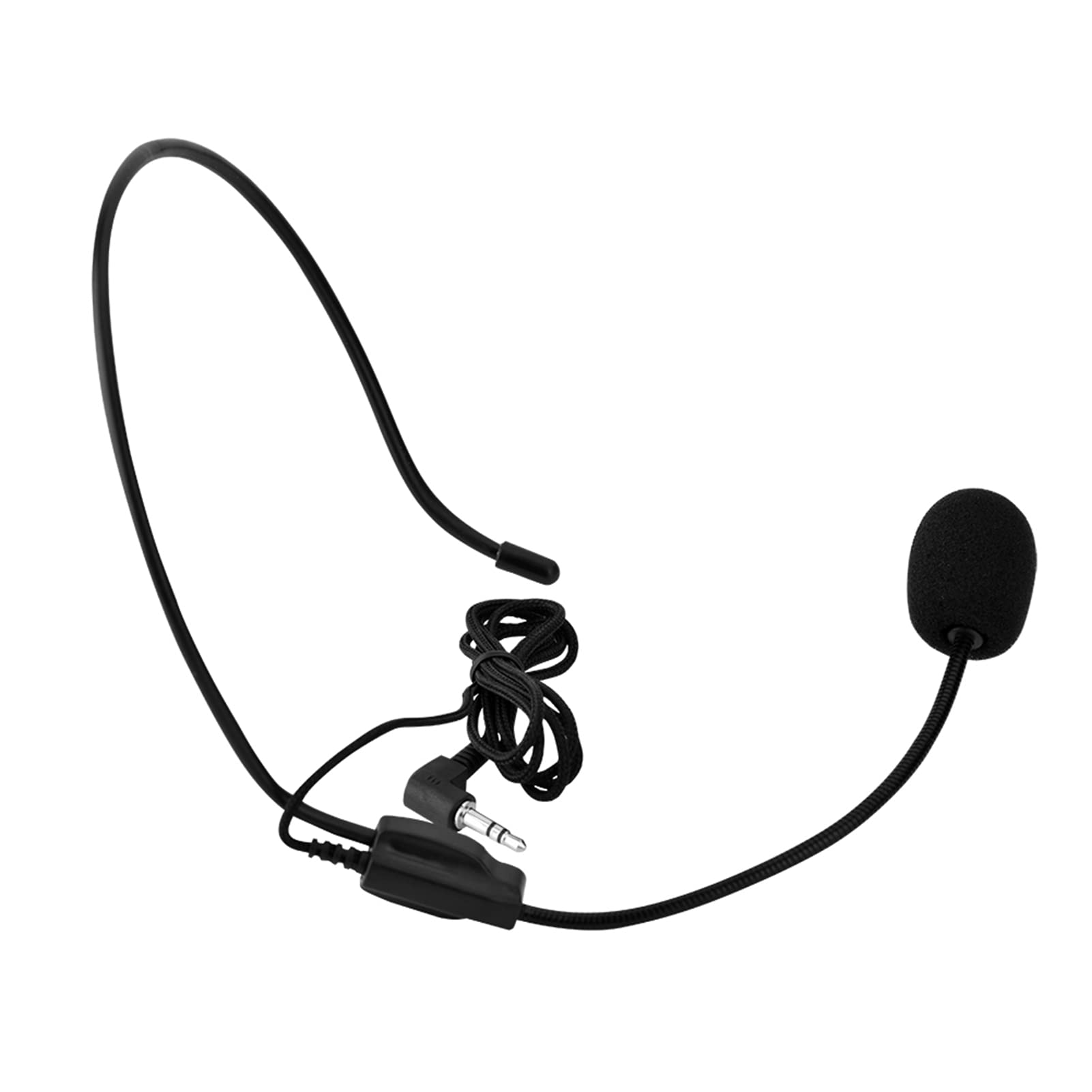 Microphone Monté Sur la Tête, Micro Serre-tête Filaire 3,5 Mm, Mini Micros à Condensateur, Microphone Mains Libres Pour Chanter, Perche Filaire Flexible Pour Amplificateur De Voix, Enseignant