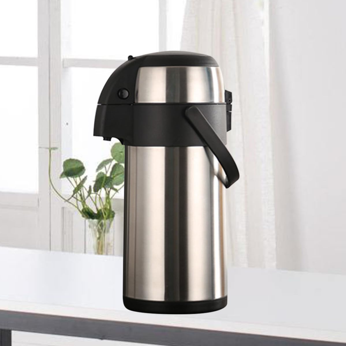 Bouilloire Isotherme à Pression 2,5 L en Acier Inoxydable