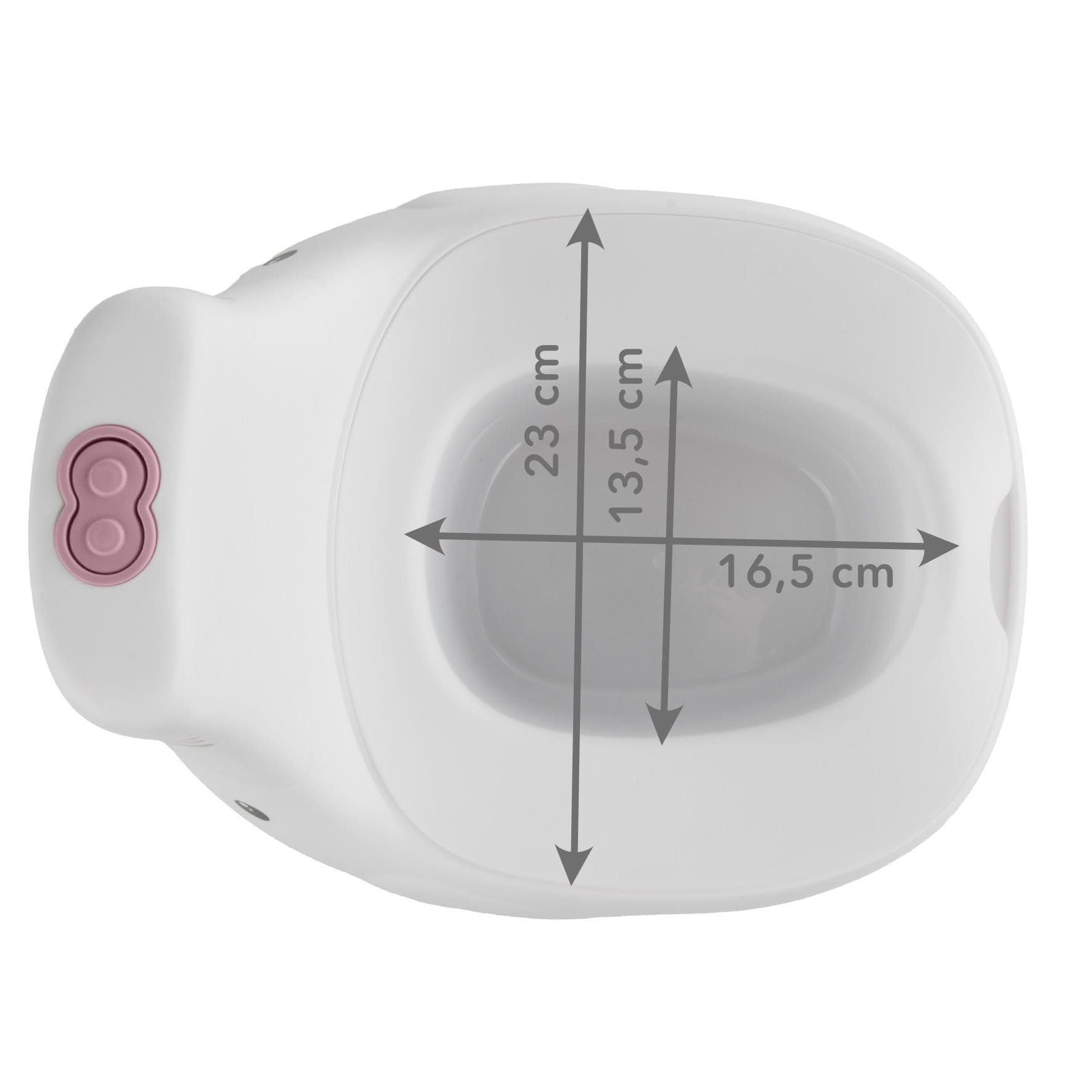 KIDWELL® Baby Töpfchen - Toilettensitz Kinder - Kidwell FINO Töpfchen für Kinder mit Musik & Spülgeräusch – Kindertoilette mit Herausnehmbarem Einsatz & Deckel – BPA-Frei ab 18 Monaten (Rosa)